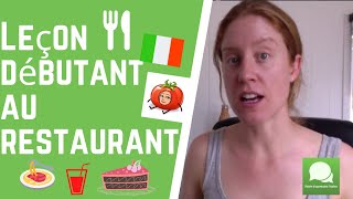 Apprendre litalien leçon 6 débutant  au restaurant🍝 [upl. by Nesto674]