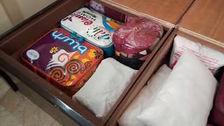 Bed Box Organization How To Organize Bed Box DiwanUnder Bed [upl. by Anay]