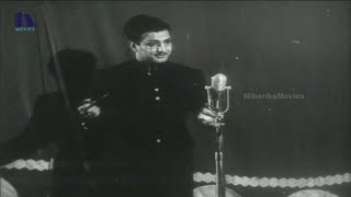 N T Ramarao Funny Speech  Santosham Old Telugu Movie Scenes [upl. by Kristie]