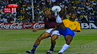 Quando Edilson Capetinha fez seu Maior Jogo pela Seleção Classificando o Brasil para a Copa de 2002 [upl. by Enisamoht]