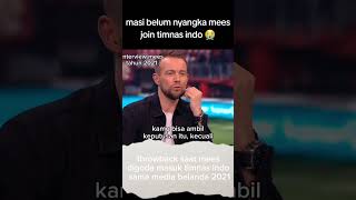 Mees Hilgers Bangga Keturunan Indonesia meeshilgers timnasindonesia timnasindonesia fifa [upl. by Paco]