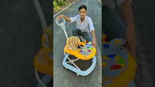 Baby Walker Yellow Set Height Adjustable Walker Kit Unboxing 🔥 [upl. by Abdul]