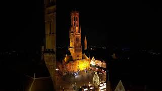 Christmas market in Bruges Belgium 🇧🇪 [upl. by Ahsitul]