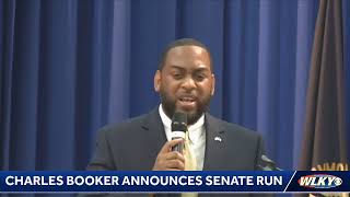 Charles Booker announces Senate run [upl. by Ynoffit]