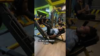 150 kg LEG PRESS 💯🔥🔥🔥 shorts motivation [upl. by Egdirdle847]