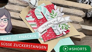 Kurz amp Knackig  Folge 10  GeschenkAnhänger  Sweet Candy Cane  Süße Zuckerstangen [upl. by Nij579]