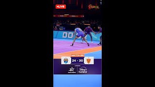 Dabang Delhi KC defenders hold Nitins attack  ProKabaddiOnStar [upl. by Nylirem897]