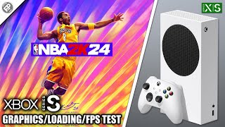 NBA 2K24  Xbox Series S Gameplay  FPS Test [upl. by Orazal]