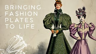 Bring Fashions plates from the 1700s amp 1800s to life [upl. by Bohi]