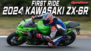 2024 Kawasaki ZX6R First Ride Review  Cycle News [upl. by Mickey250]