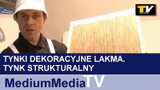 Tynki dekoracyjne Lakma Tynk strukturalny [upl. by Kcirttap]