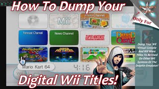 How to Dump Your Virtual ConsoleWii Ware Games  Modded WiivWii Required [upl. by Pan887]