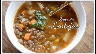 Sopa De Lentejas ∆ Cocina Peruana [upl. by Llednahc271]