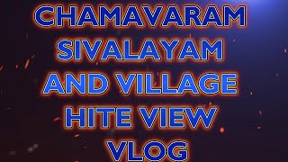 CHAMAVARAM SIVALAYAM AND VILLAGE DRONE VIEW VLOG [upl. by Otanutrof]