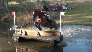 Southern Pines Horse Trials 2 Advanced Water Jump 2013 [upl. by Ottilie120]