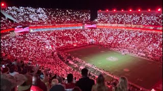 Greatest moments from Alabama vs Georgia Dixieland Delight light show team entrance [upl. by Sandstrom]