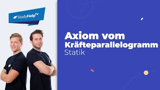 Resultierende von Kräften  Axiom vom Kräfteparallelogramm Technische Mechanik StudyHelp [upl. by Einahc867]