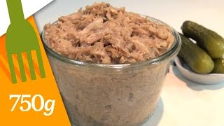 Recette des Rillettes de porc maison  750g [upl. by Chao]