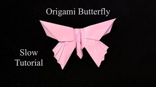 Origami Butterfly Slow Tutorial Michael LaFosse [upl. by Panther]