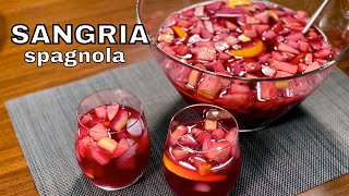 Ricetta SANGRIA SPAGNOLA cocktail estivo  Prima del Caffè [upl. by Jesher]