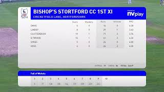 Bishops Stortford CC 1st XI vs Pottrers Bar 1st XI  27th July 2024 [upl. by Puduns436]