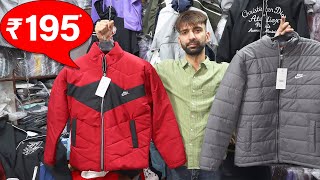 सस्ती Jacket Windcheater के गोधाम in Ludhiana Factory  Wholesale Winter Collection 📞 8728985865 [upl. by Dymphia]