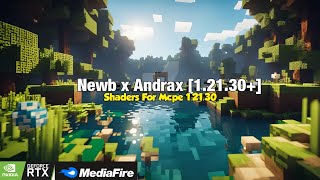 Newb x Andrax Shaders For Mcpe 12130 Realistis Men [upl. by Hannus]