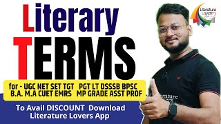 Important Literary Terms In English Literature  Literature Lovers  AKSRajveer [upl. by Ahseer]