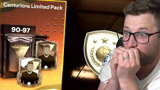 Unreal Luck in the Centurions Limited Packs and Centurions 100 Packs on FC Mobile [upl. by Yralam]