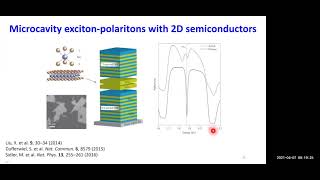 Excitonpolaritons in twodimensional transition metal dichalcogenides  Chitraleema Chakraborty [upl. by Stefano771]