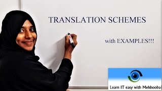 COMPILER DESIGN LECTURE 26 Translation Schemes [upl. by Laraine]