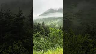 Alaska Trip  CloudKissed Mountains and Green Hills The Beauty of Alaskas Seward Highway [upl. by Shepley830]