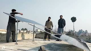 Solar System installation 6 KW with Crown invertor by Abdullah 1 Haripur  Pakland beauty [upl. by Ontine]