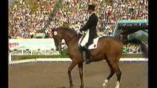 Reiner klimke amp Ahlerich  Los Angeles Olympic dressage [upl. by Selima]