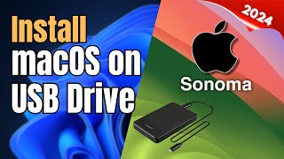 How to Install macOS on External Drive or USB  Laptop amp PC [upl. by Itsud]