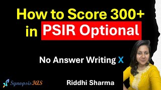 How to Score 300 in PSIR Optional [upl. by Janka716]