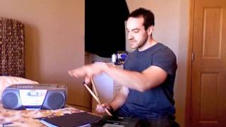 DRUMMING WITHOUT DRUMS  Drum Lesson 1 For Beginners Setup amp Grip [upl. by Boggers]