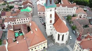 Vodňany západ slunce a krásné náměstí Video z dronu DJI mavic air [upl. by Lyontine464]