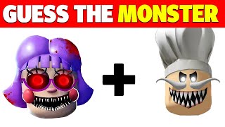 Guess The MONSTER By EMOJI  VOICE  Roblox Escape Scary Obby Games  Miss Anitron Papa Pizza [upl. by Nosnah]