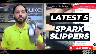 Latest 5 Sparx Slipper For Monsoon Season  Unboxing amp Review  Sparx Slipper Under 500 sparx [upl. by Ytirahc]