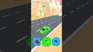 Shape Shifting 2 GAMEPLAY Level No 1372 Walkthrough  New Update Car Racing Shorts ShapeShifting [upl. by Ettenuj]