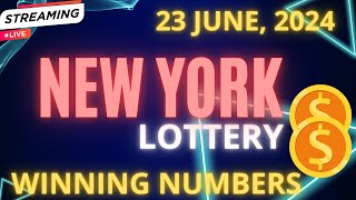 New York Midday Lottery Results For  23 Jun 2024  Numbers  Win 4  Take 5  NY Lotto  Powerball [upl. by Septima966]