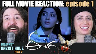 EEGA  Telugu  FULL MOVIE REACTION  episode 1  irh daily [upl. by Colan425]