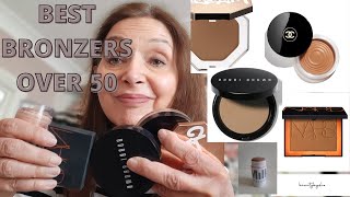 Top Five Bronzers Over 50  best bronzers for mature skin and NO ORANGE [upl. by Ibbor]