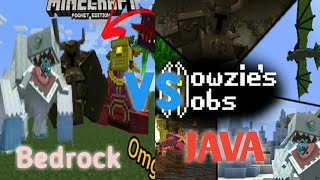 Mowzies Mobs Java VS Bedrock Addon Review Part 2 [upl. by Nodnart403]