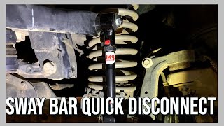 JL Jeep Wrangler JKS Sway Bar Quick Disconnect Installation [upl. by Itsirc203]