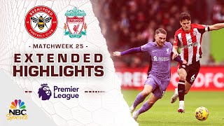 Brentford v Liverpool  PREMIER LEAGUE HIGHLIGHTS  2172024  NBC Sports [upl. by Eetnuahs]