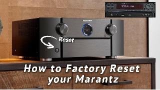 Marantz factory Reset Default  SRSeries AV Receiver Auro3D® built marantz [upl. by Ibmab]