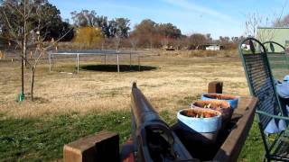 M1 Garand firing in full auto [upl. by Auqinaj587]