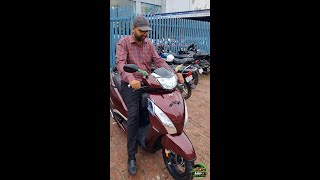 TVS JUPITER 125 SMARTXONNECT DELIVERY TVS JUPITER 125 NEW MODEL 2024 DELIVERY IN MEERUT [upl. by Lawler]